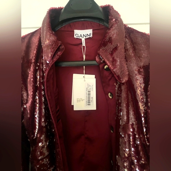 Ganni Sequined-Embellished mini dress - Picture 4 of 5